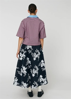 Striped cotton skjorte Purple Stella Nova